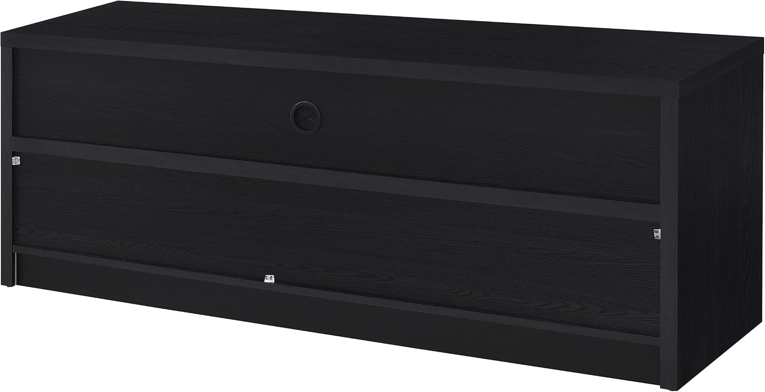 Coaster Home Furnishings Rutland 59-Inch TV Stand and Media Console Black, 3-Drawer Entertainment Center