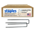 Sandbaggy USA Made 6-inch Landscape Staples - Garden Stakes - Landscaping Fabric, Netting, Sod, Artificial Turf (Standard, 500)