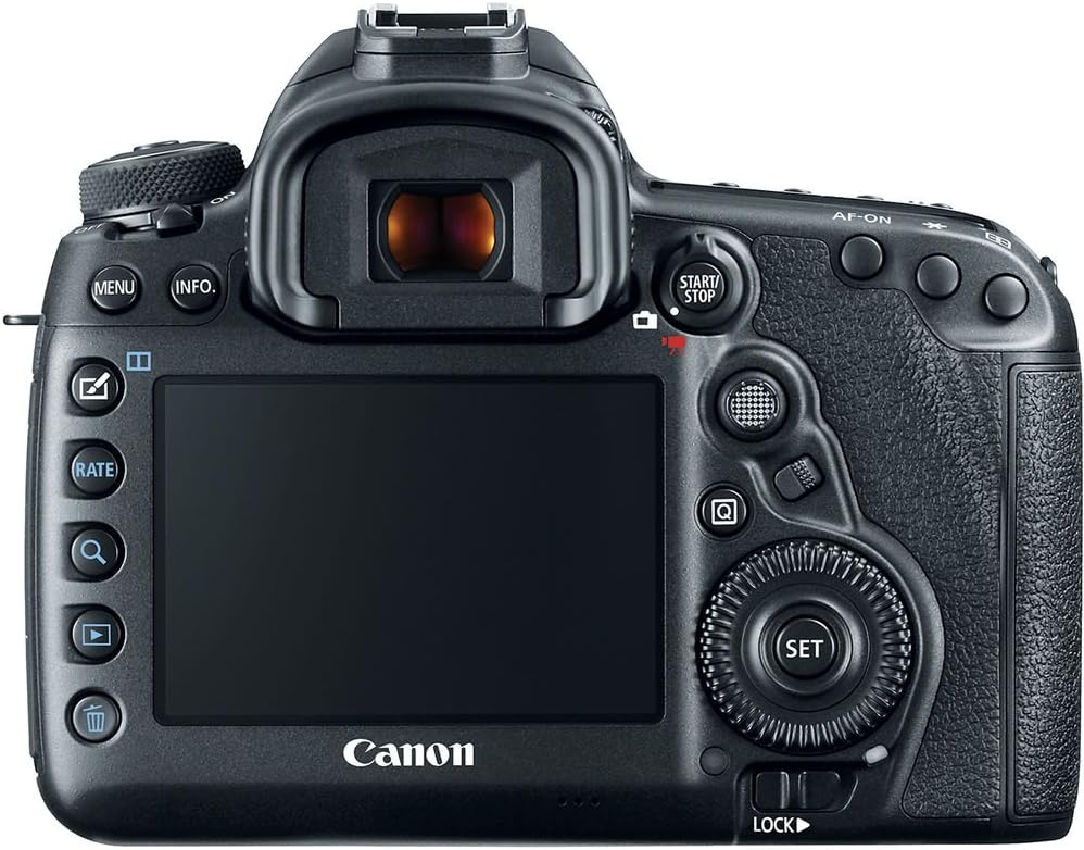 Canon EOS 5D Mark IV DSLR Camera with 24-70mm f/4L Lens (1483C018) + Canon EF 75-300mm f/4-5.6 III Lens (6473A003) + 4K Monitor + Pro Mic + 2 x 64GB Memory Card + Color Filter Kit + More