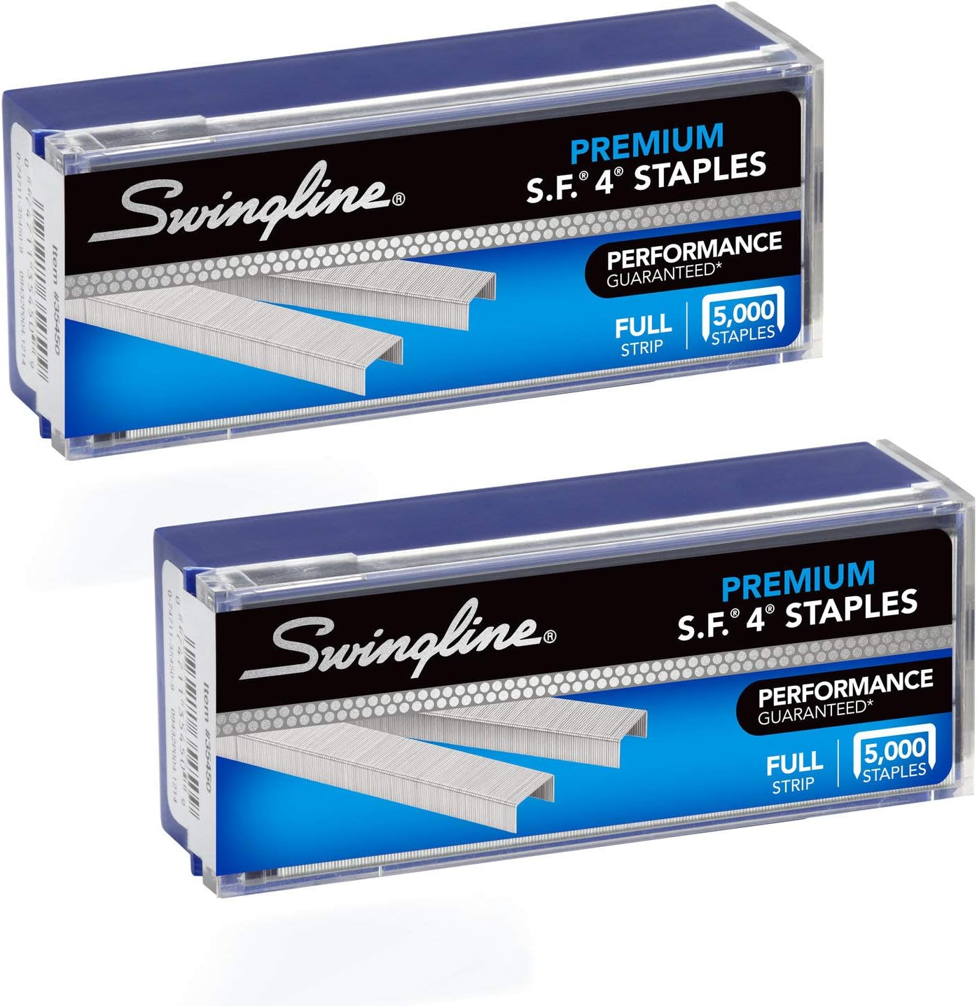 Swingline Staples,S.F. 4,Premium for Desktop Staplers,1/4' Length,210/Strip,5000/Box (35450),2 Count (Pack of 10)