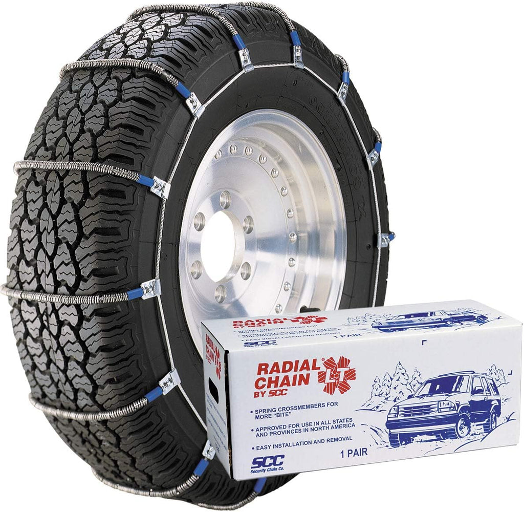 Security Chain Company TC2212MM Radial Chain LT Cable Tire Traction Chain for Light Trucks - Set of 2