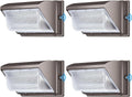 ledmo LED 120W Wall Pack Light with Photocell, Dusk to Dawn Outdoor Commercial Security Lighting, 5000K IP65 Waterproof 15840LM 4 Pack