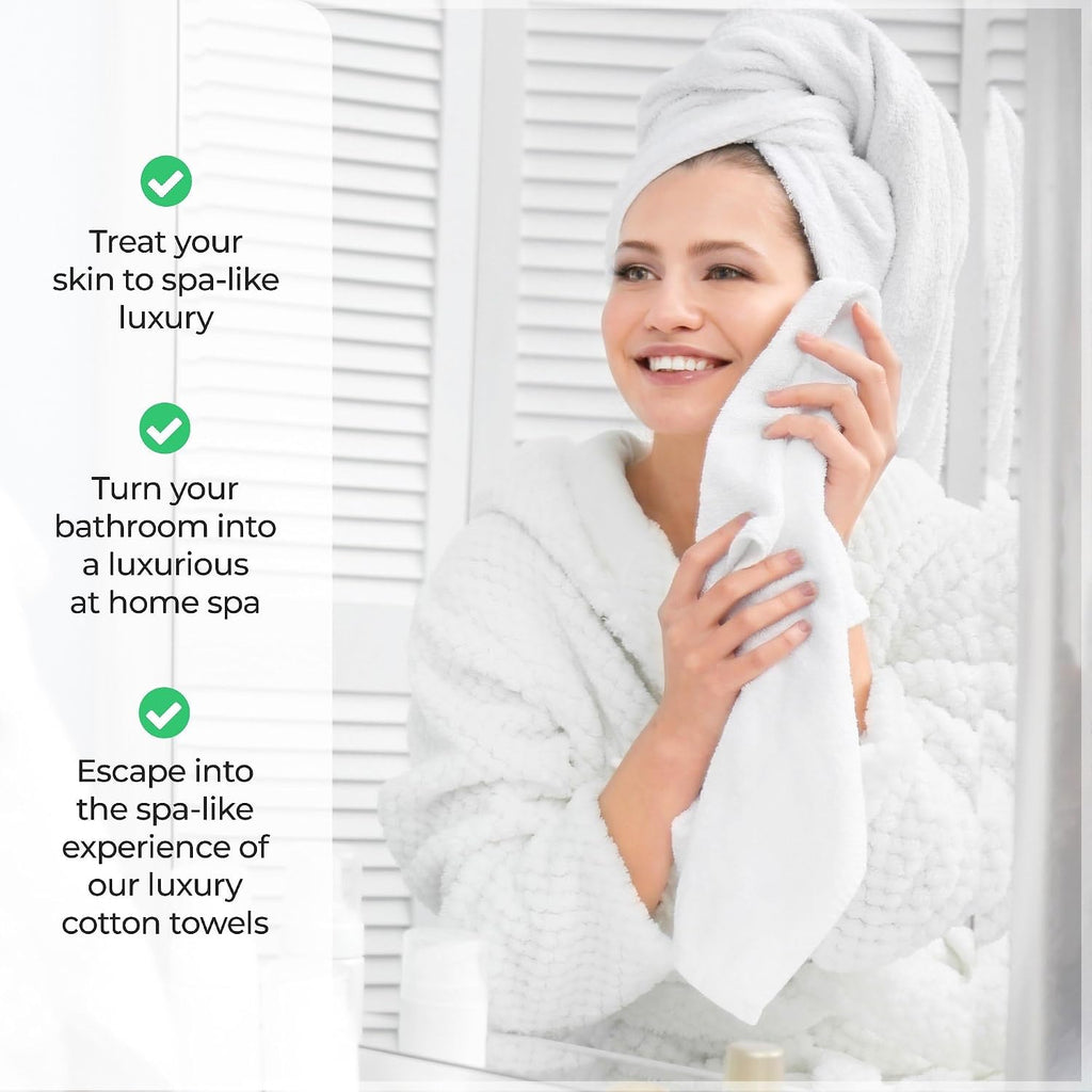 Superior Egypt Produced Giza Cotton 12 Piece Towel Set, Luxury Plush Bathroom Essentials, Quick Dry, Shower, Spa, Soft, Includes 4 Bath, 4 Hand, 4 Washcloth/Face Towels, Niles Collection, Charcoal