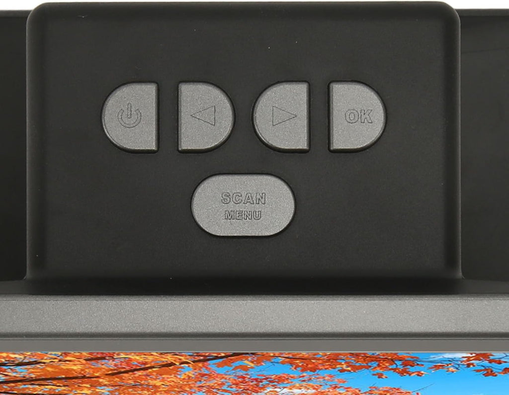 Mini Digital Film Slide Scanner, Converts 135/126/110 Super 8 Film Slides into 48MP Digital Photos, 7in 16GB Film Negative Scanner with USB C, Mini (US Plug)