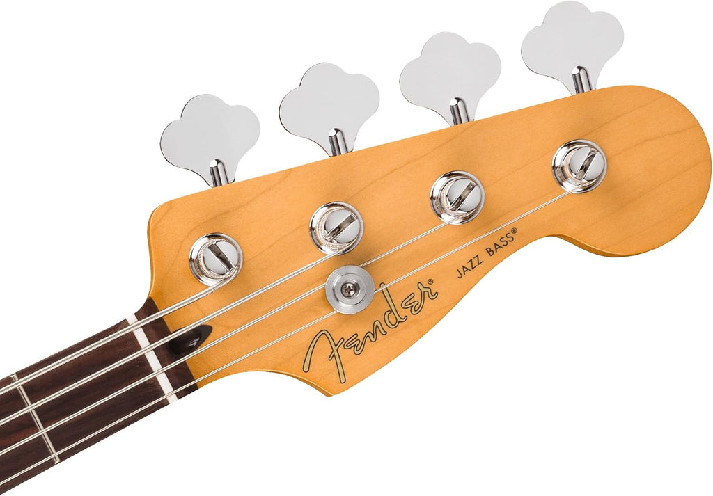 Fender Player II Jazz Bass - Rallye Orange Bundle with Gig Bag, Strap, Instrument Cable, Picks, Guitar Cleaning Kit, and Austin Bazaar Instructional DVD