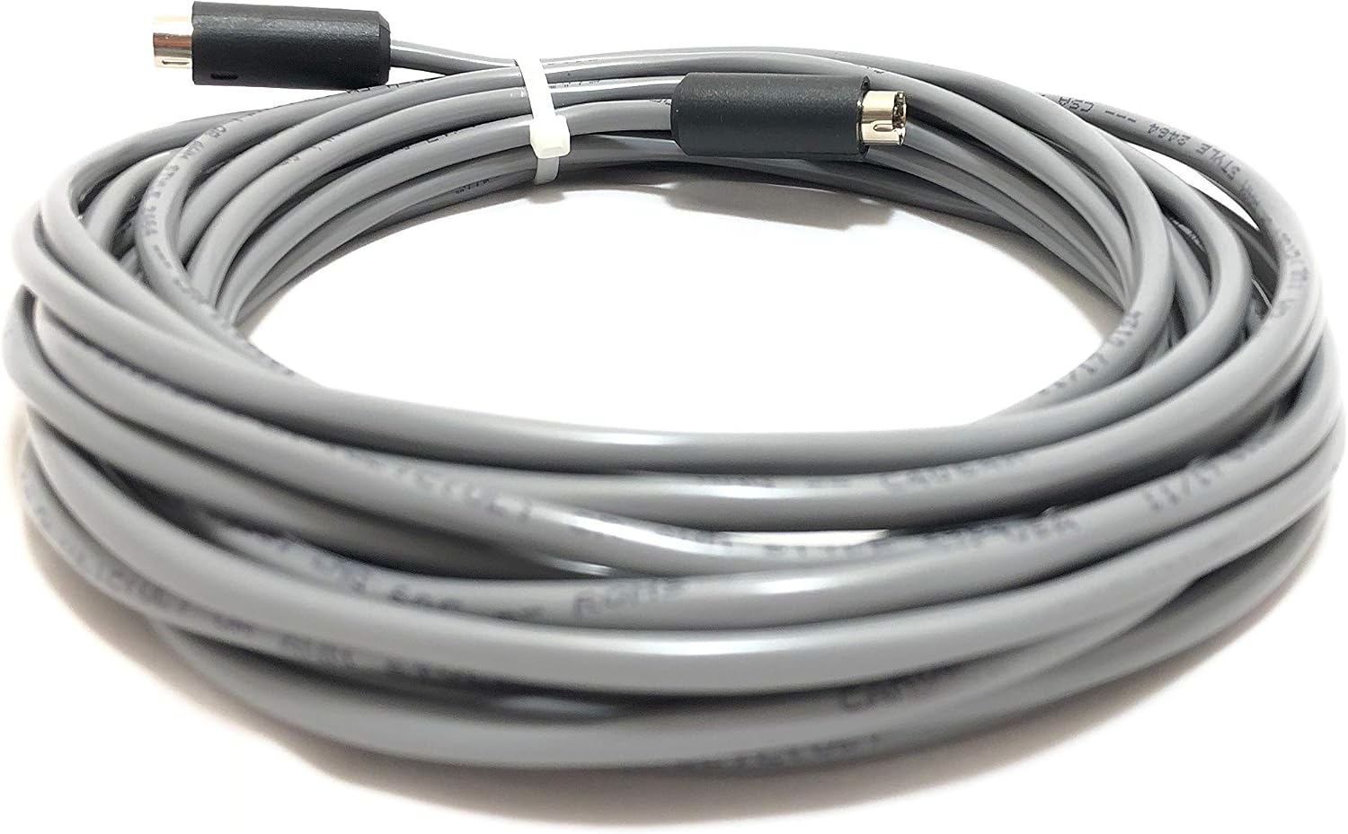 100' VISCA Daisy Chain Cable - 8 Pin Mini Din to 8 Pin Mini Din for Sony, PTZ Optics, and Other VISCA Compatible Cameras - Made in The USA