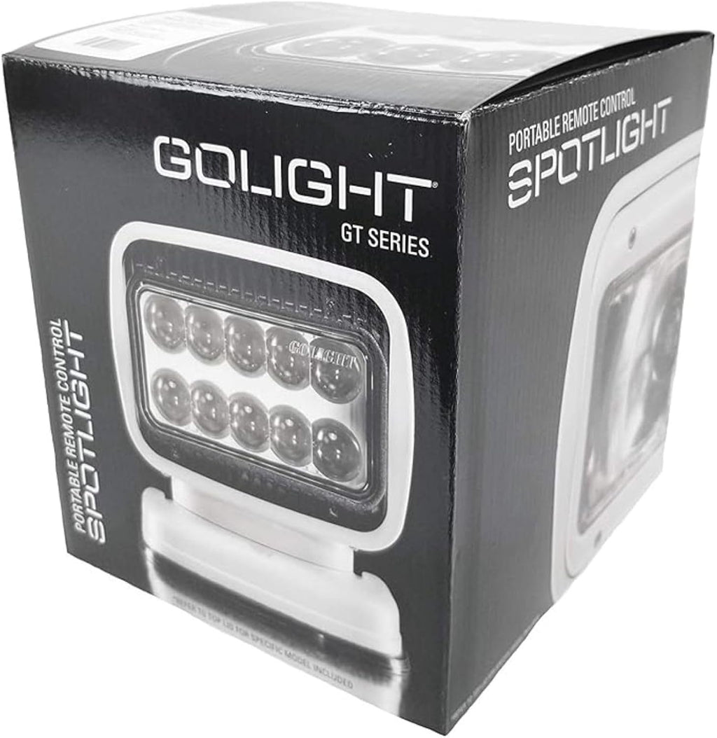 GO Light | GT Series Model 7901GT Halogen Spotlight, Portable Mount, Wireless Hand-Held Remote, White | Long-Range Work Light for Trucks, RVs, Boats, ATVs & Marine Use