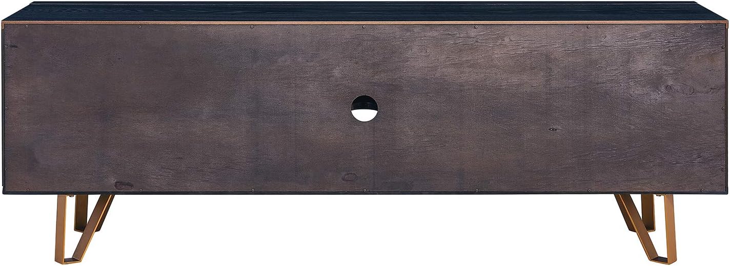 SEI Furniture Malone Black console table,