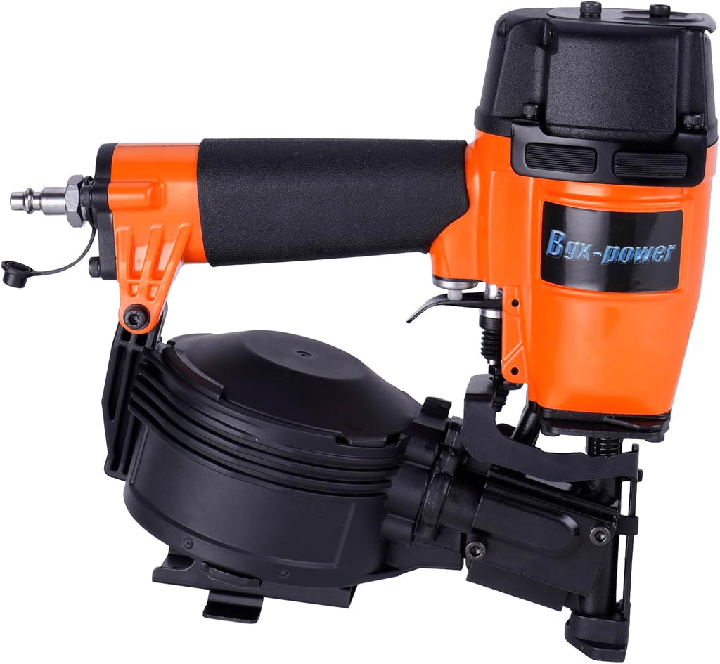 Roofing Nail Gun, 15 Degree CN45N Roofing Nailer 3/4-Inch to 1-3/4-Inch Coil Nails, 120-pcs Load Capacity Coil Nailer