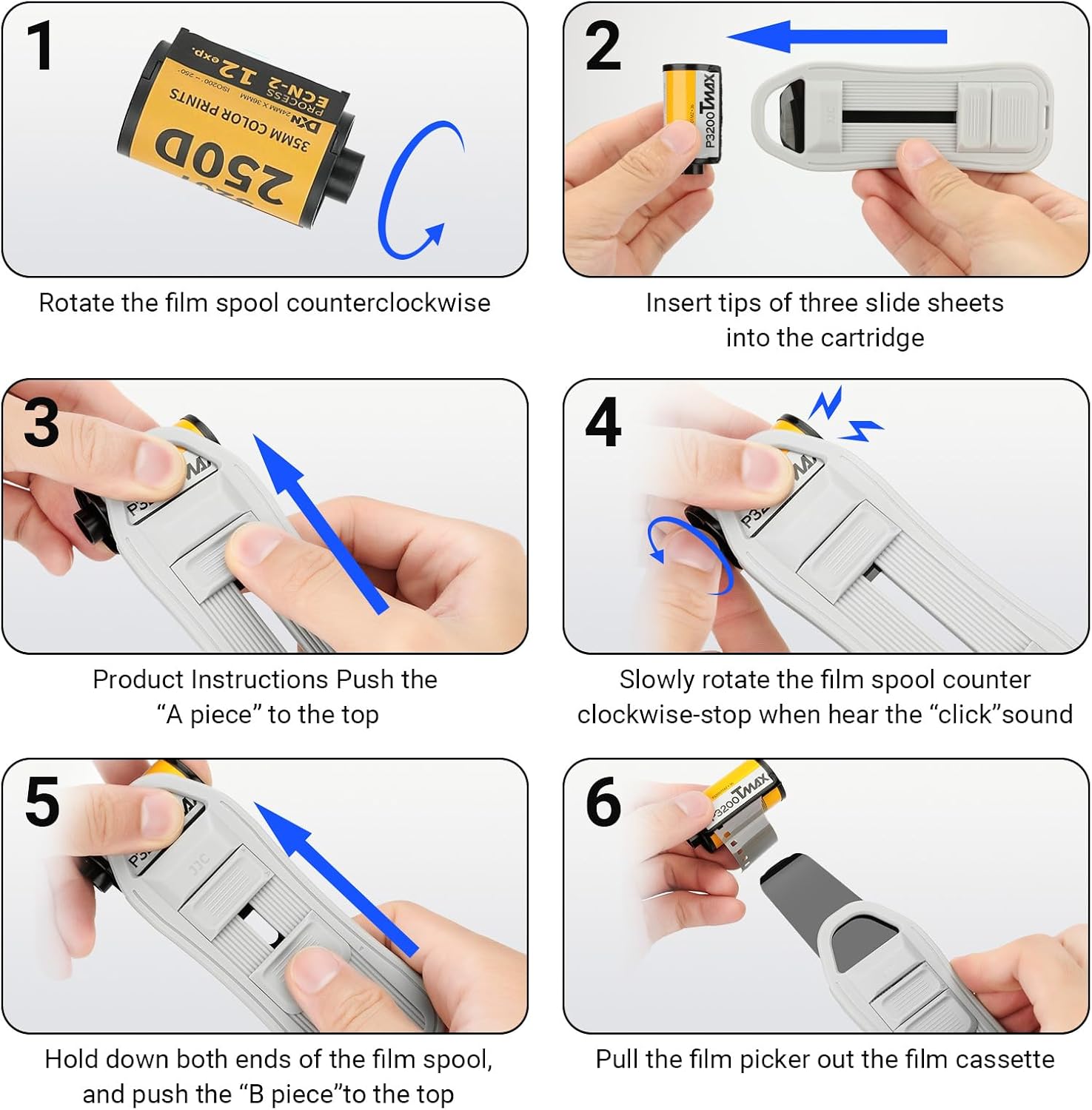 35mm Negative Film Digitizing Adapter Set + Film Retriever