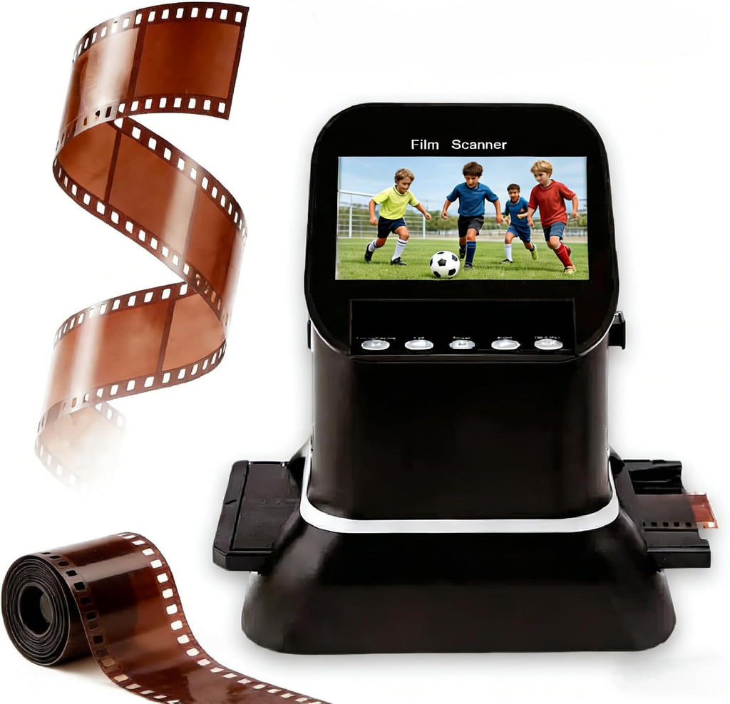 Digital Film Slide Scanner High Res Converter with Edit Preview Function Convert 35mm 135 126 127 Negative Slides to Digital JPEG