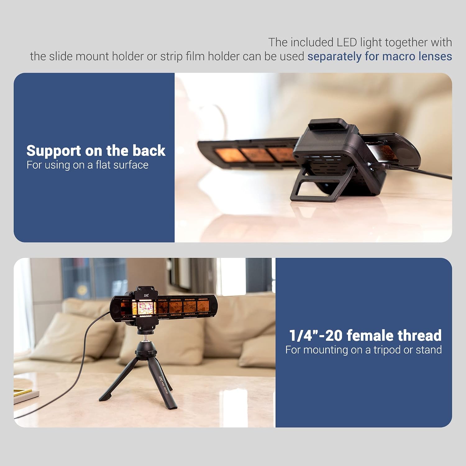 Film Digitizing Adapter Set + Slide Film Cutter：35MM Negative Film Set with Slide Film Cutter