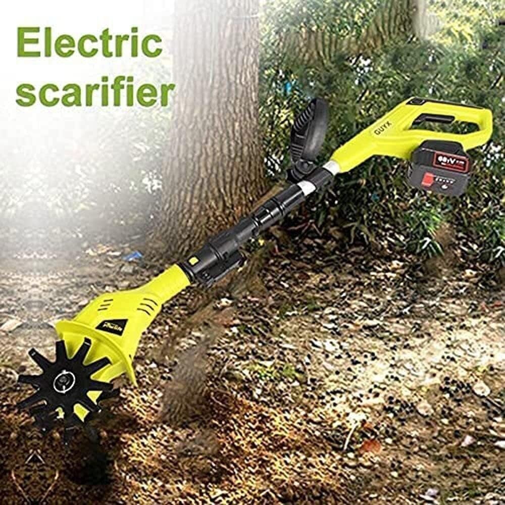 MAibuL LNNW Garden Cultivator Cultivators Electric Cordless, Lightweight, Tillers Electric Cultivator with 4Ah Lithium Battery and Fast Charger for Garden, Vegetable Plots