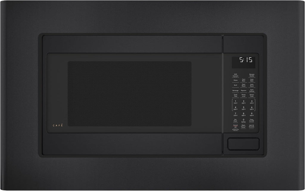 Café CEB515P3NDS Countertop Convection Microwave Oven, Broil, Auto-Cook, Roast, Defrost, Warm, Scan-to-Cook WiFi-Connectivity, 1000 Watts, Smart Home & Kitchen Essentials, New 1.5 Cu. Ft, Matte Black