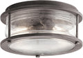 Kichler 49669WZC Two Light Outdoor Ceiling Mount