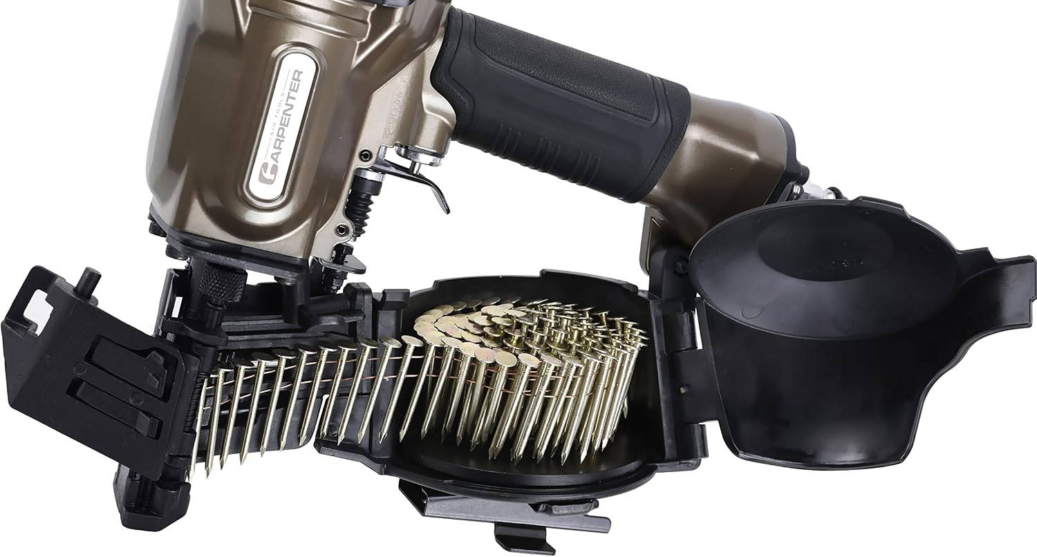 CCN45 7/8' To 1 3/4' 15° Pneumatic Coil Roofing Nailer