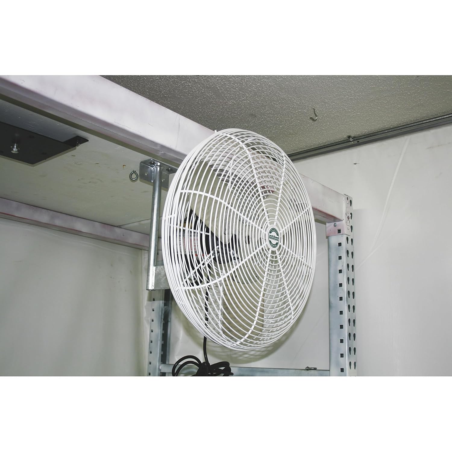 JANDD Manufacturing 20IN EZ Breeze HAF Basket Fan W/Bracket and Cord, 1/10 HP