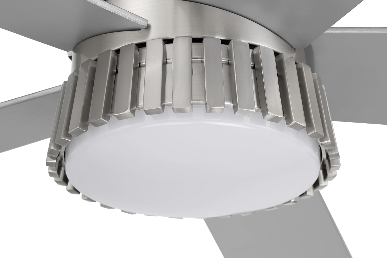 Craftmade 52' Theiry in Brushed Polished Nickel Finish Ceiling Fan with Optional LED Light Kit, Remote Control Included, Smart WiFi Enabled w/Voice Activation, works w/Alexa & Smart Home Devices