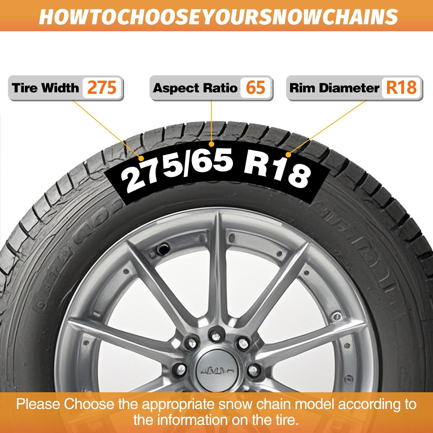 DEDC Auto Lock Snow Tire Chains,50s Quick Easy,Enhanced Manganese Steel Alloy,Endurance Life 650 Mi for Car SUV and Pickup Truck 245 255 265 275 295 315 Set of 2 (LS1619)