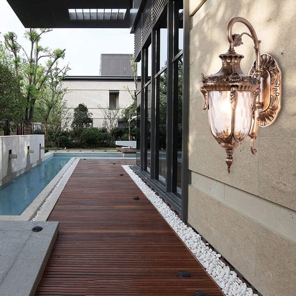 Wall Mounted Light Creative Retro Wall Light Outdoor Die-cast Aluminum Wall Lamp Patio Door Balcony Doorway Villa Wall Sconce Lantern Trading E27 Edison Wall Spotlights Garden Landscape Lights I