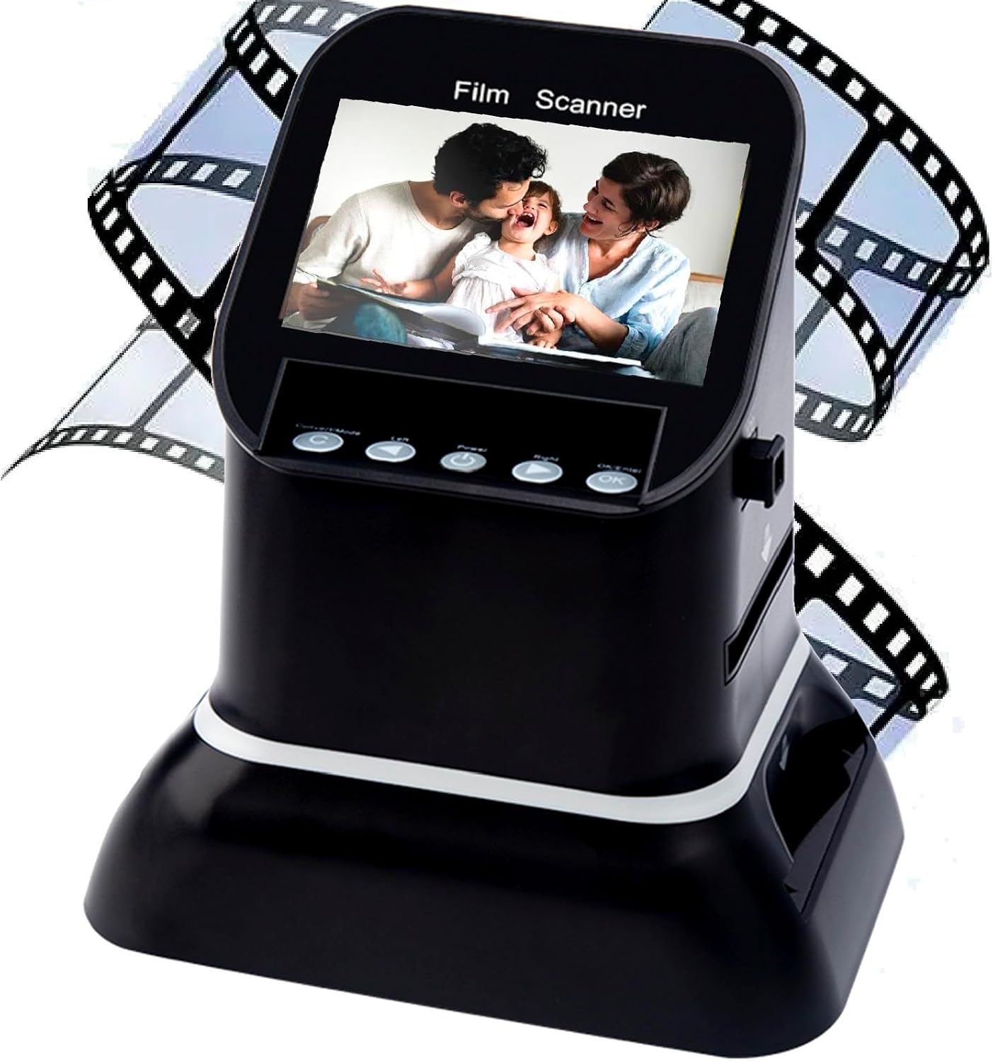 Digital Film and Slide Scanner, 120 High Resolution Film Scanner, 22 Million High-Definition, Convert 35mm, 135,126,127 Negative & Slides to Digital JPEG