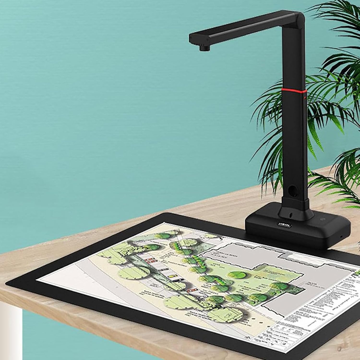 A2/3 Format Book Scanner, Large Format Book & Document Scanner, Resolution up to 23mp, 90° Foldable, auto Flatten and Fingerprint Removal Technology, for Engineering, Educate