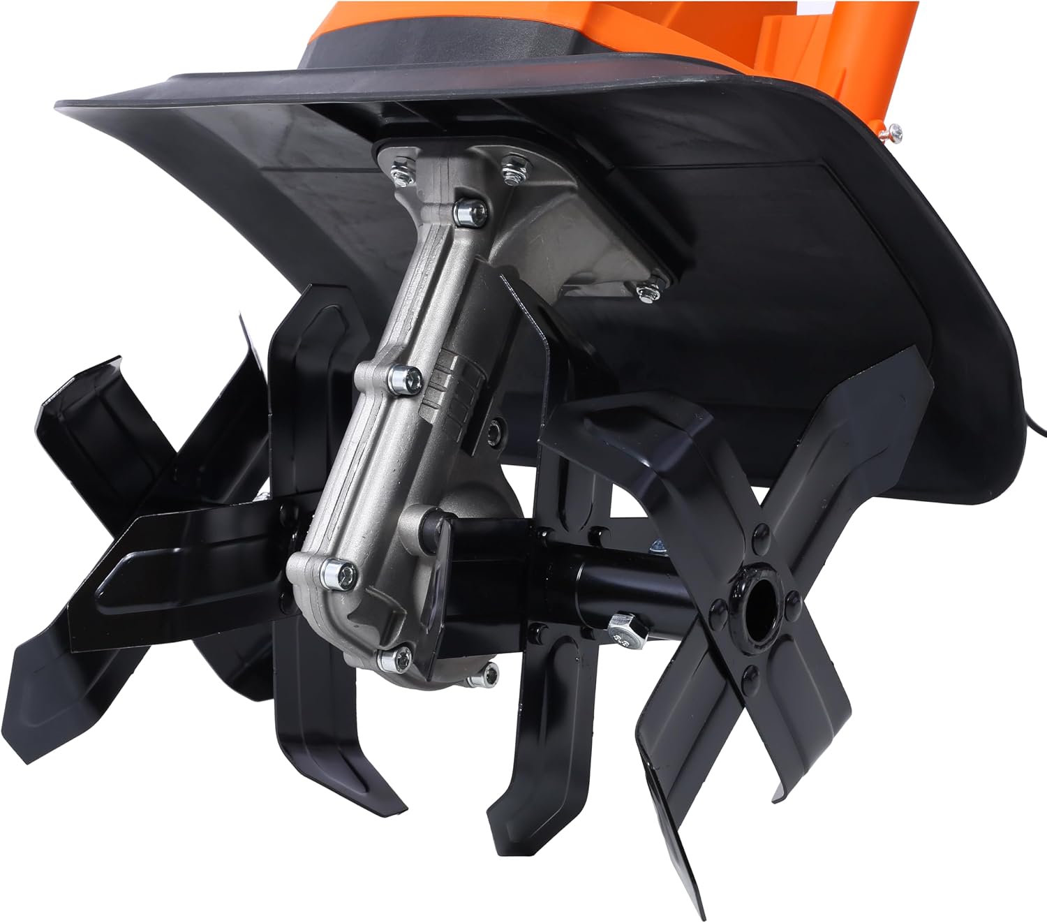 Electric Tiller Rotavator and Cultivator for Garden - Powerful 1050W for Ground Preparation | 32cm Cultivating Width, 22cm Depth Garden Tiller Cultivator Rotovator