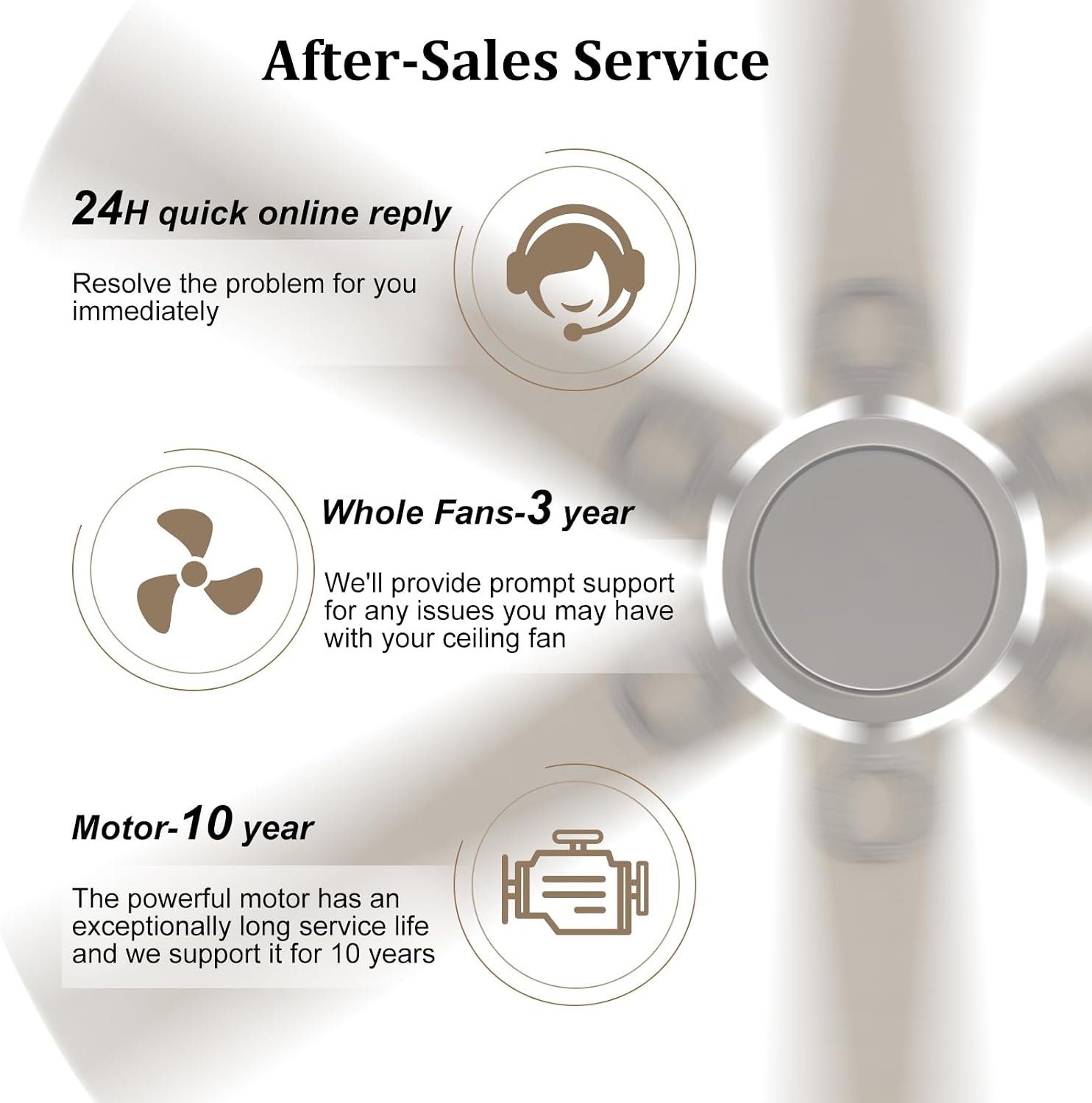 WINGBO Ceiling Fan no Light - 64 inch Ceiling Fan with Remote Control,6 Blades Modern Ceiling Fan, 6-Speed Noiseless Timer Powerful DC Motor, ETL Listed, Indoor/Outdoor,Charcoal gray +Light gray