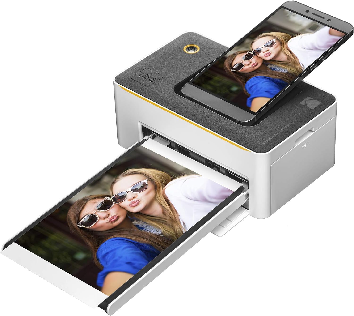 Kodak Dock Premium 4x6' Portable Instant Photo Printer, Bluetooth Edition | Full Color Photos, 4Pass & Lamination Process | Compatible with iOS, Android,Devices (2021 Edition)