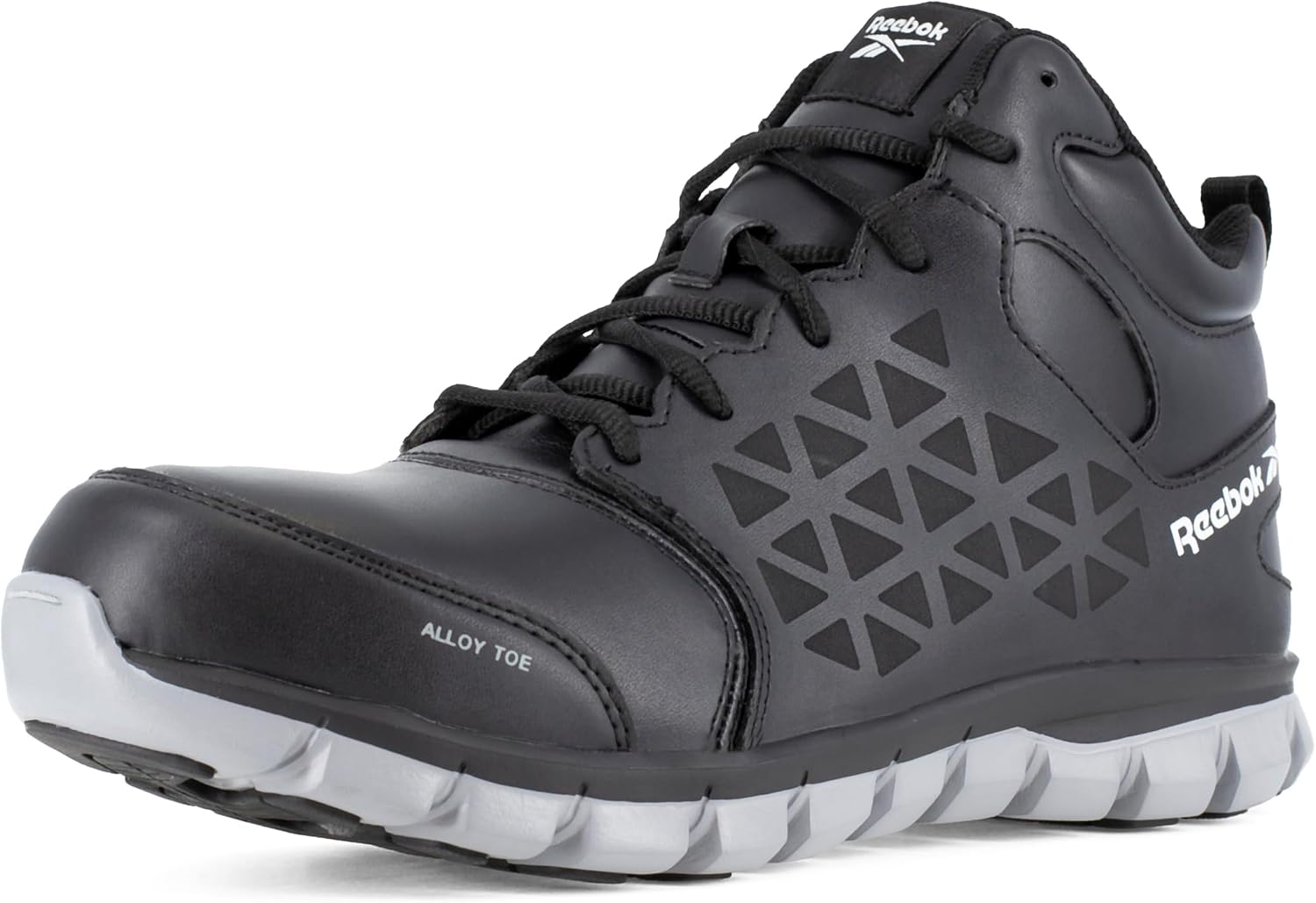 Reebok Work Mens Sublite Cushion Electrical Alloy Toe Work/Duty - Black