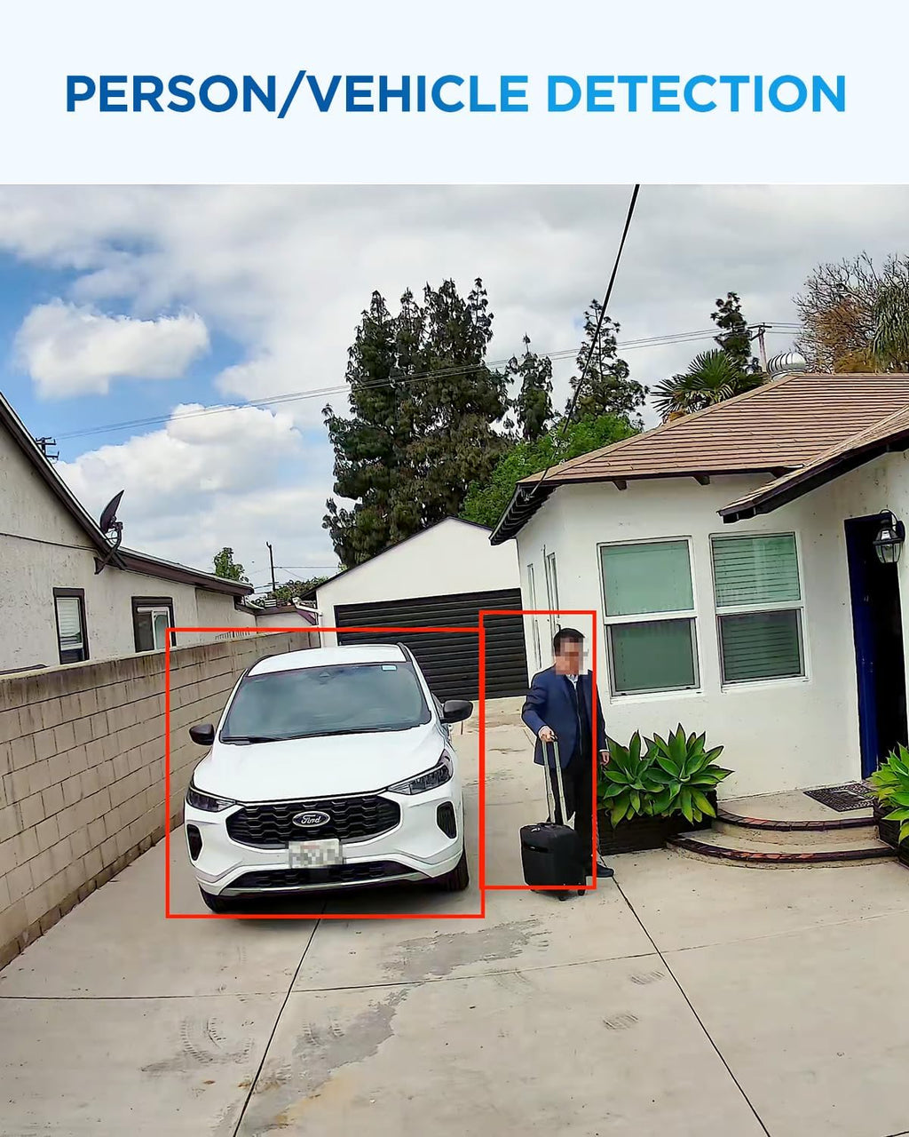 4COVR 8MP Outdoor PTZ Camera IP67, 20x Optical Zoom, Human Vehicle Detection Activate Spotlights & Color Night, PoE Speed Dome Security Camera, Auto Cruising & Human Tracking, 2 Way Talk, LY-608IC20