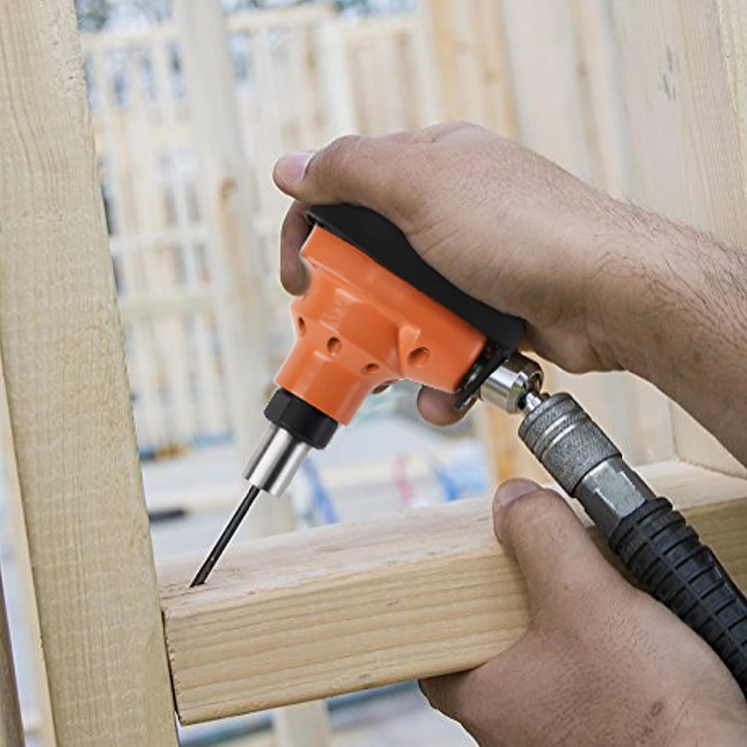 Valu-Air RHF9021C-PN 21 Degree Full Round Head Framing Nailer 3-1/2' with Palm Nailer