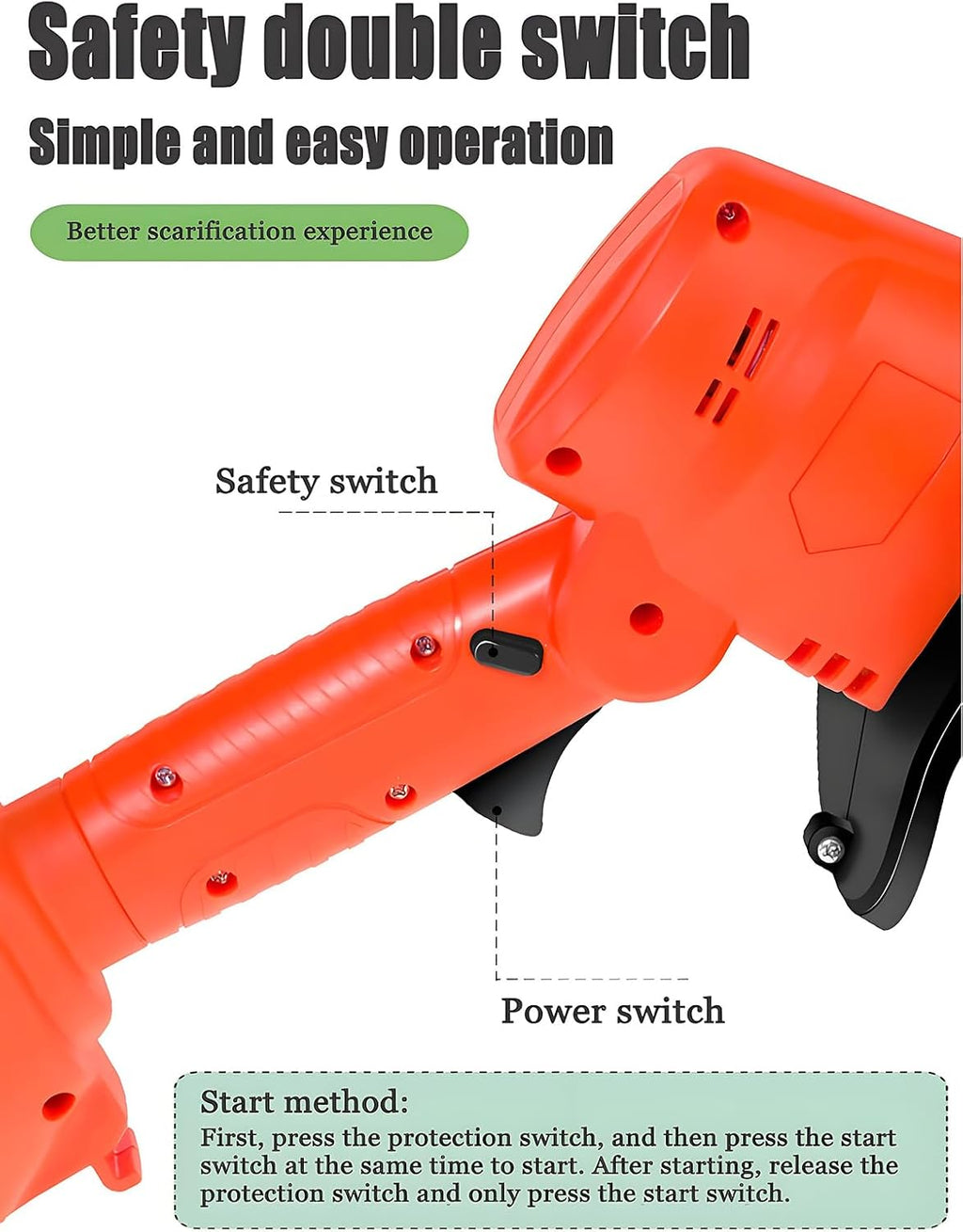 Lightweight Rototiller for Gardening, Electric Garden Tiller Cultivator, Working Width 10CM, with Electric Digging Hoe & Telescopic Pole 2 Batteries, for Lawn Gardening Soil Cultivation
