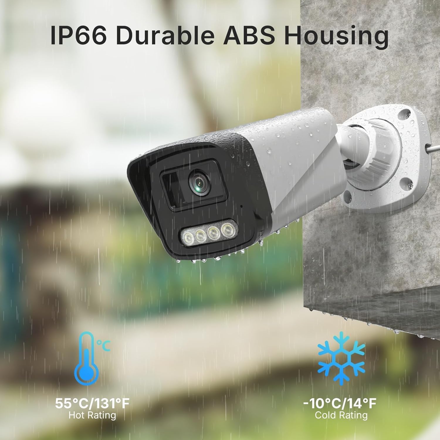 PoE Security Camera System, 6pcs Wired 3MP Outdoor IP Cameras with Color Night Vision, AI Human Detection, Two-Way Audio, 4K 8CH NVR with 3TB HDD for 24-7 Recording, No Monthly Fee (3MP-3TB)