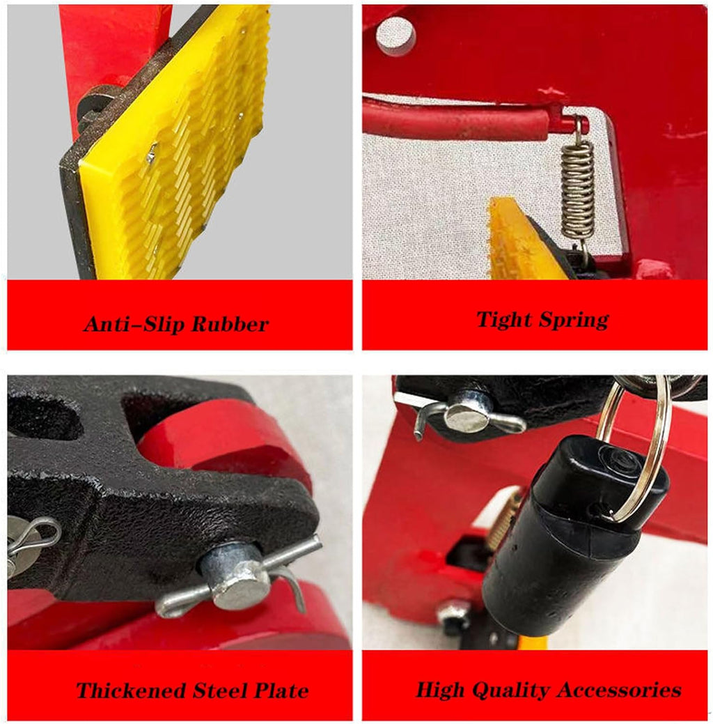 Steel Plate Lifting Clamps A8, Heavy Duty Alloy Steel, 12-24cm (4.7-9.4in), 260kg (573LB) Capacity, Industrial Equipment for Safe Lifting and Transport