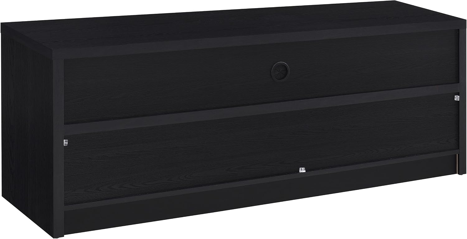 Coaster Home Furnishings Rutland 59-Inch TV Stand and Media Console Black, 3-Drawer Entertainment Center
