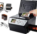 USB Multifunction Scanner (Film/Slide/Photo), Convert - 135&110 Film/35mm Slide + Photo/Document/Business Card to HD 22mp Digital Jpg File + 5' LCD Screen