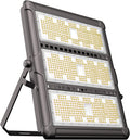 Upgrade 800W Outdoor Flood Lights AC100-277V LED Stadium Lights 120000Lm (3200W Eqv.) LED Flood Lights with 3 Modules, IP65 Waterproof Area Lighting with Adjustable U Bracket