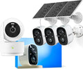 Vicohome AI 2K Outdoor Solar Battery Security Cam & Indoor Plug-in Cam System, Two Way Audio, Motion Detection, 360° View, Easy to Setup, Color Night Vision, Audible Siren, 180 Days Exchange Policy
