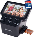 Magnasonic All-in-One 24MP Film Scanner with Large 5' Display & HDMI, Converts 35mm/126/110/Super 8 Film & 135/126/110 Slides into Digital Photos, Built-in Memory with Bonus 32GB SD Card (FS71)