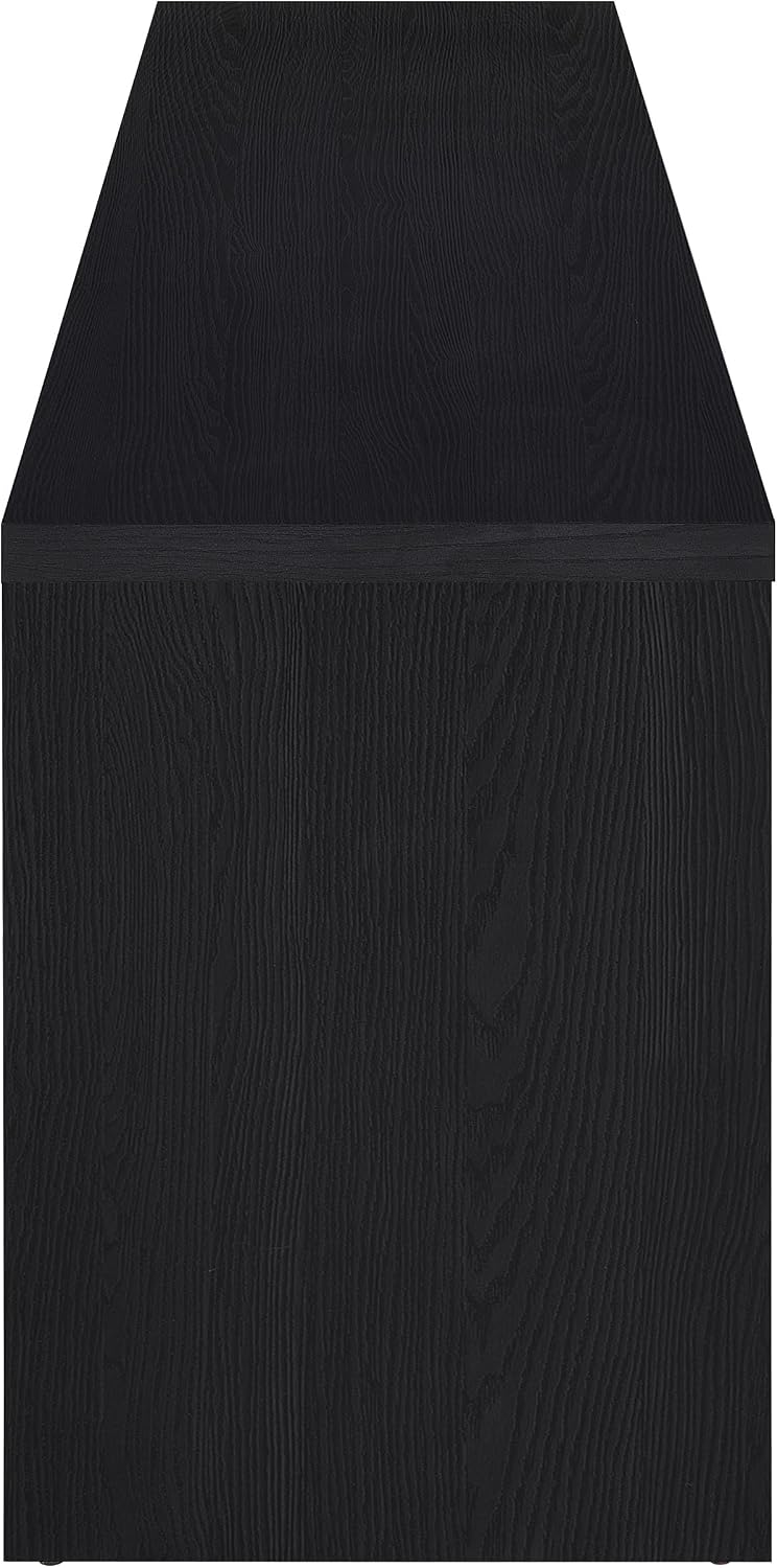 Coaster Home Furnishings Rutland 78-Inch TV Stand and Media Console Black, 3-Drawer Entertainment Center