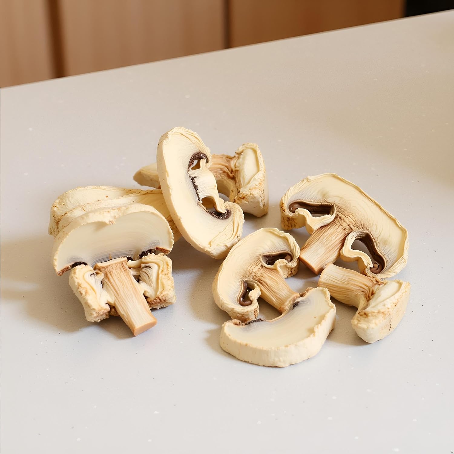 Essential Spice Dried Sliced White Button Mushrooms – Premium Quality, Mild & Savory Flavor – Ideal for Soups, Sauces, Stir-Fries & Pasta – Easy to Rehydrate, Great Pantry Staple (25 lb)
