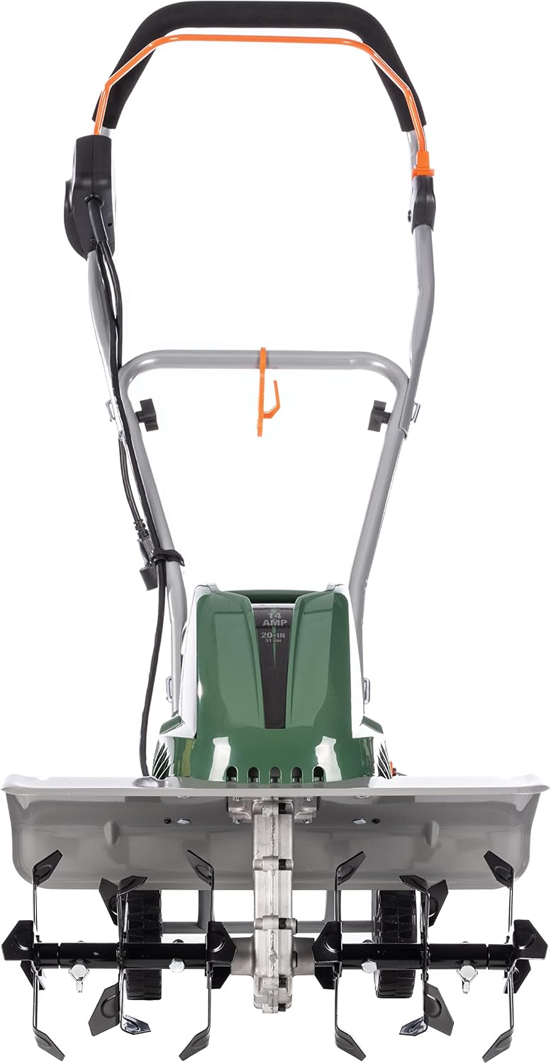 Scotts Outdoor Power Tools TC71420S Tiller, 20-Inch, 14-Amp, Green