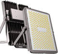 Upgrade 600W LED Stadium Flood Light Outdoor 90000Lm Led Flood Light with Adjustable Bracket, IP65 AC100-277V Commercial Area Lighting with Plug for Backyard/Basketball Court-2Pack