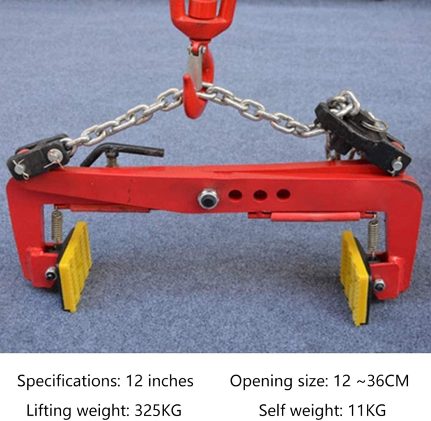 Lifting Clamps,Lifting Clamp Jaw Opening 4 Inch Vertical Plate Clamp for Lifting and Transporting Steel Plates and Structures(B1)