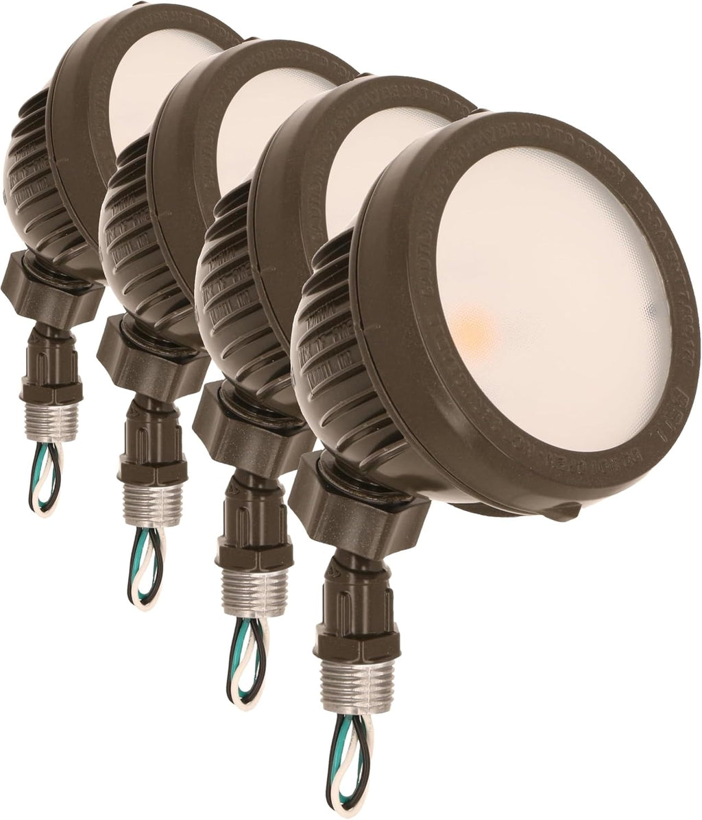 BELL LL1200Z LED Swivel Floodlight, 1200 Lumens, Bronze (Pack of 4)
