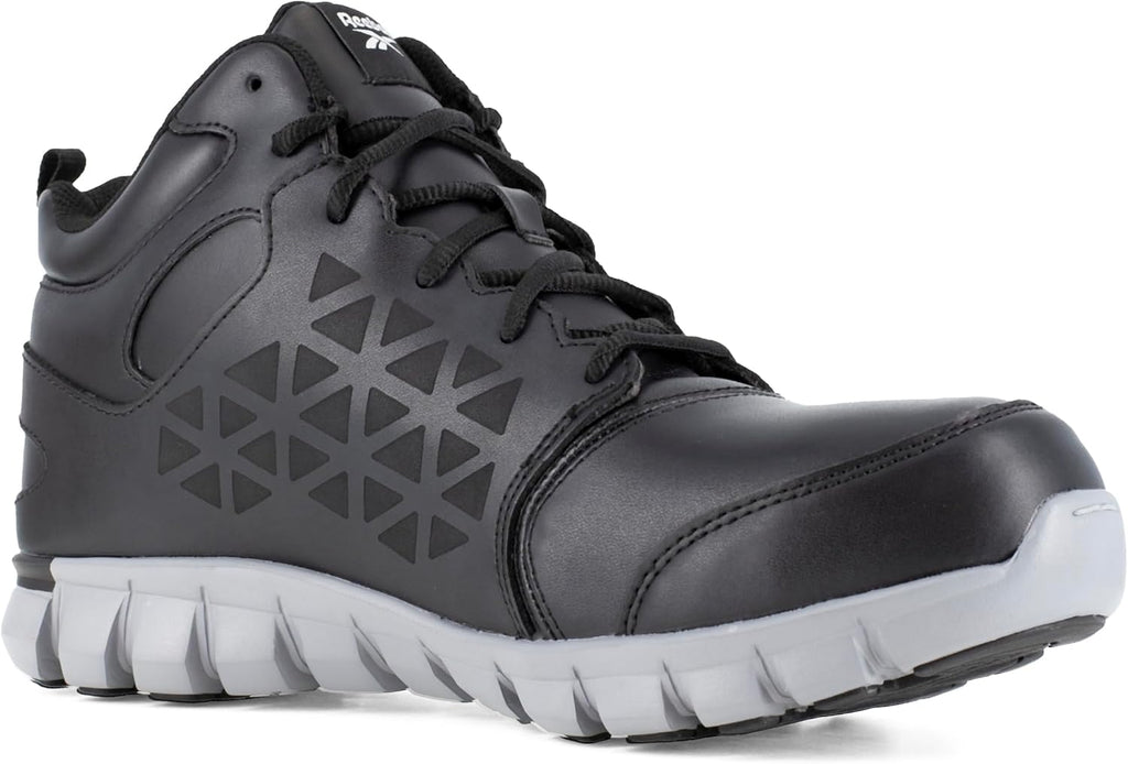 Reebok Work Mens Sublite Cushion Electrical Alloy Toe Work/Duty - Black