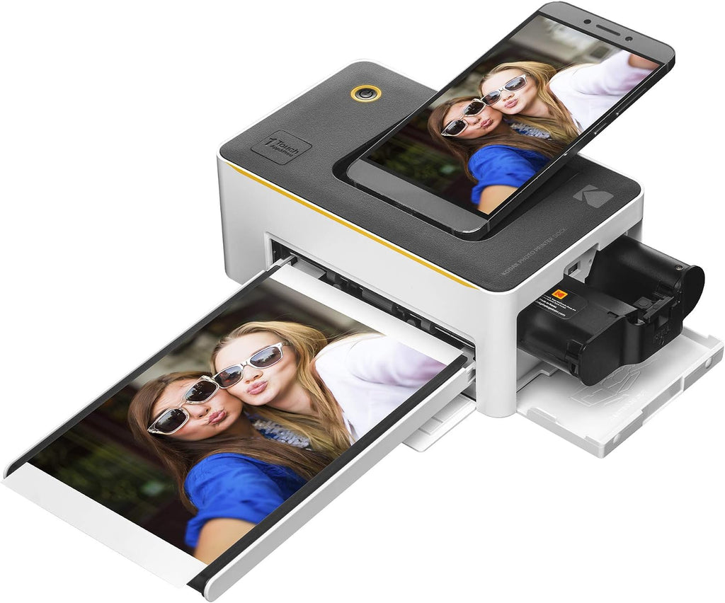 Kodak Dock Premium 4x6' Portable Instant Photo Printer, Bluetooth Edition | Full Color Photos, 4Pass & Lamination Process | Compatible with iOS, Android,Devices (2021 Edition)