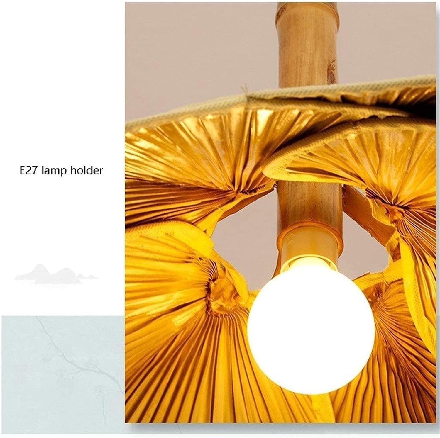 Country Light Solid Wood Hanging Lamps Retro Fan E27 Ceiling Lamp Suitable for Hallways Dining Room Hotel Porch Aisle Decorative Lighting Fixtures Flush Mount Light