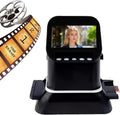 22MP Film Slide Scanner with 4.3' LCD Screen Converts 35mm 120 126 127 135 Negatives to Digital Photos Easy-Load Adapters SD Card Slot for Photo Archiving